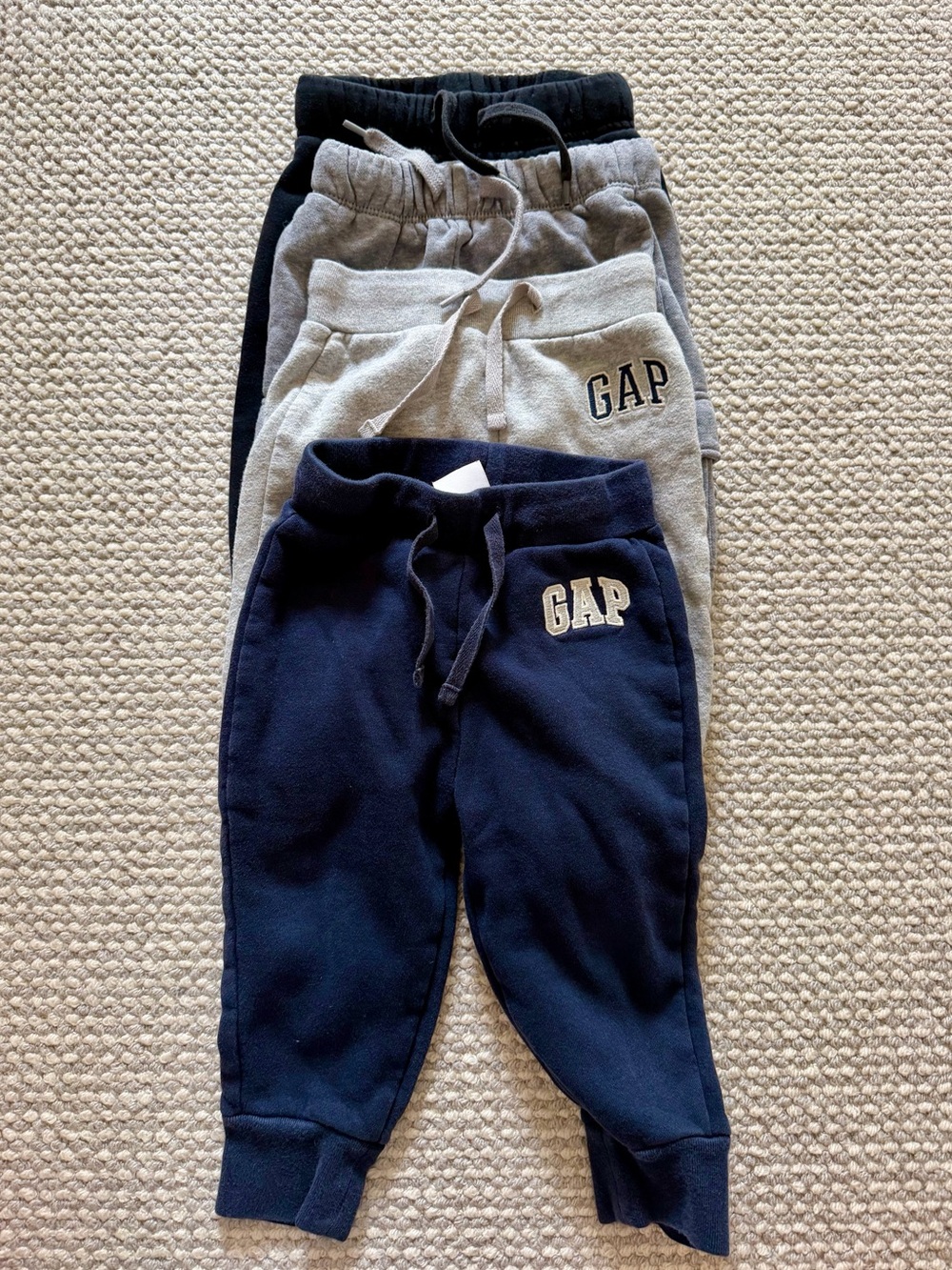 Toddler Fleece-Lined Sweatpants Bundle | 18–24 Months | Gap & Old Navy | 4 Pairs